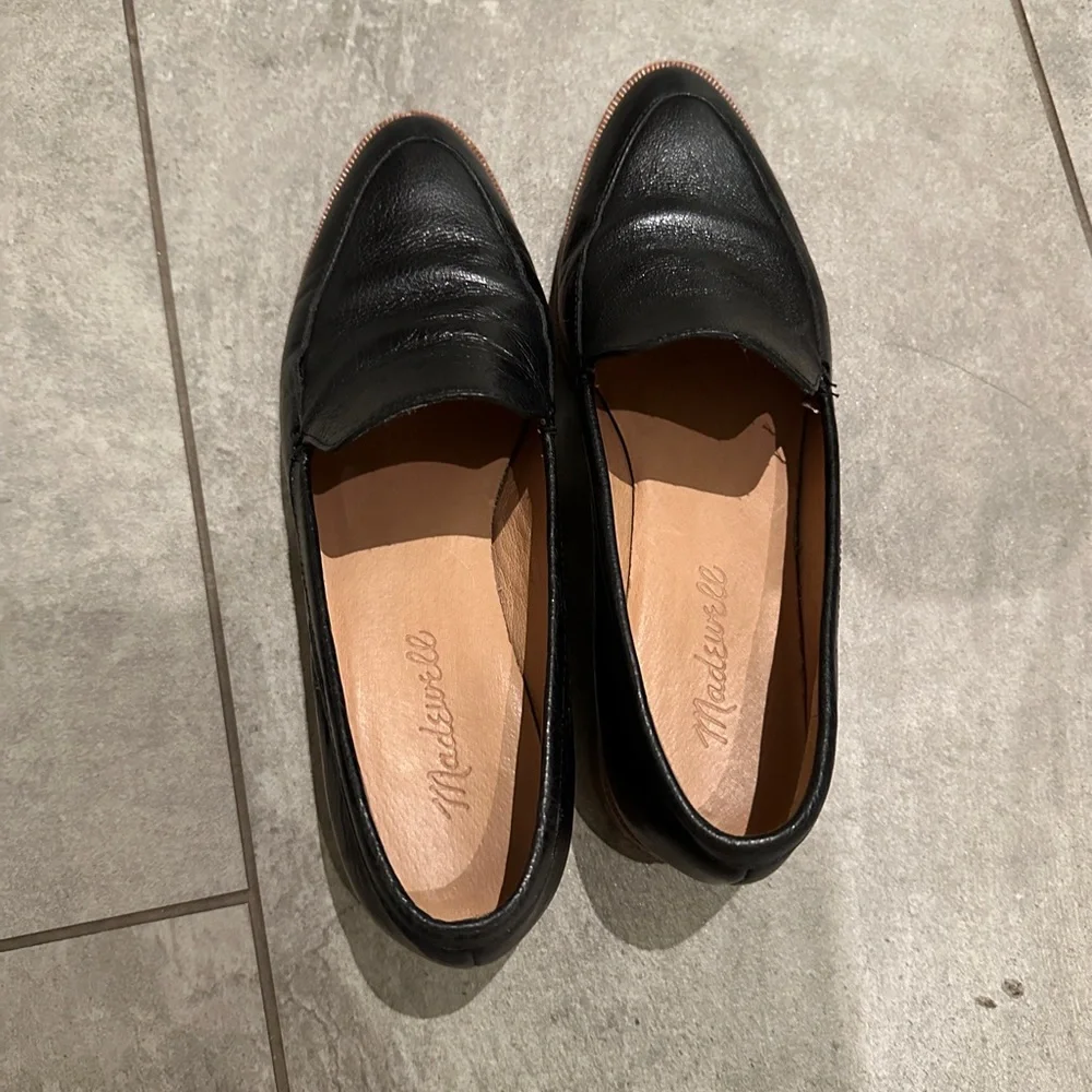 Madewell Frances Black Loafers - Picture 1 of 3